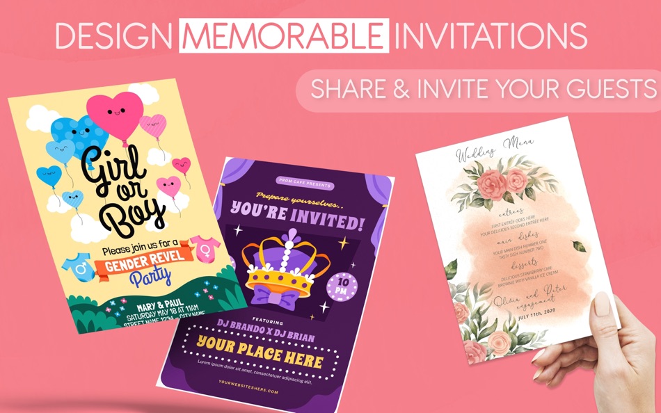 #5. Invitation Maker: Card Designs (macOS) 由: Haq Nawaz