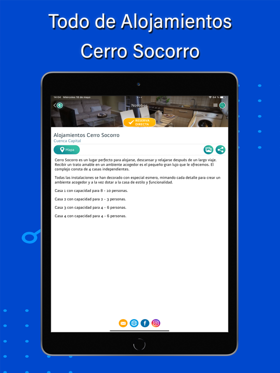 Screenshot #1 for Alojamientos Cerro Socorro