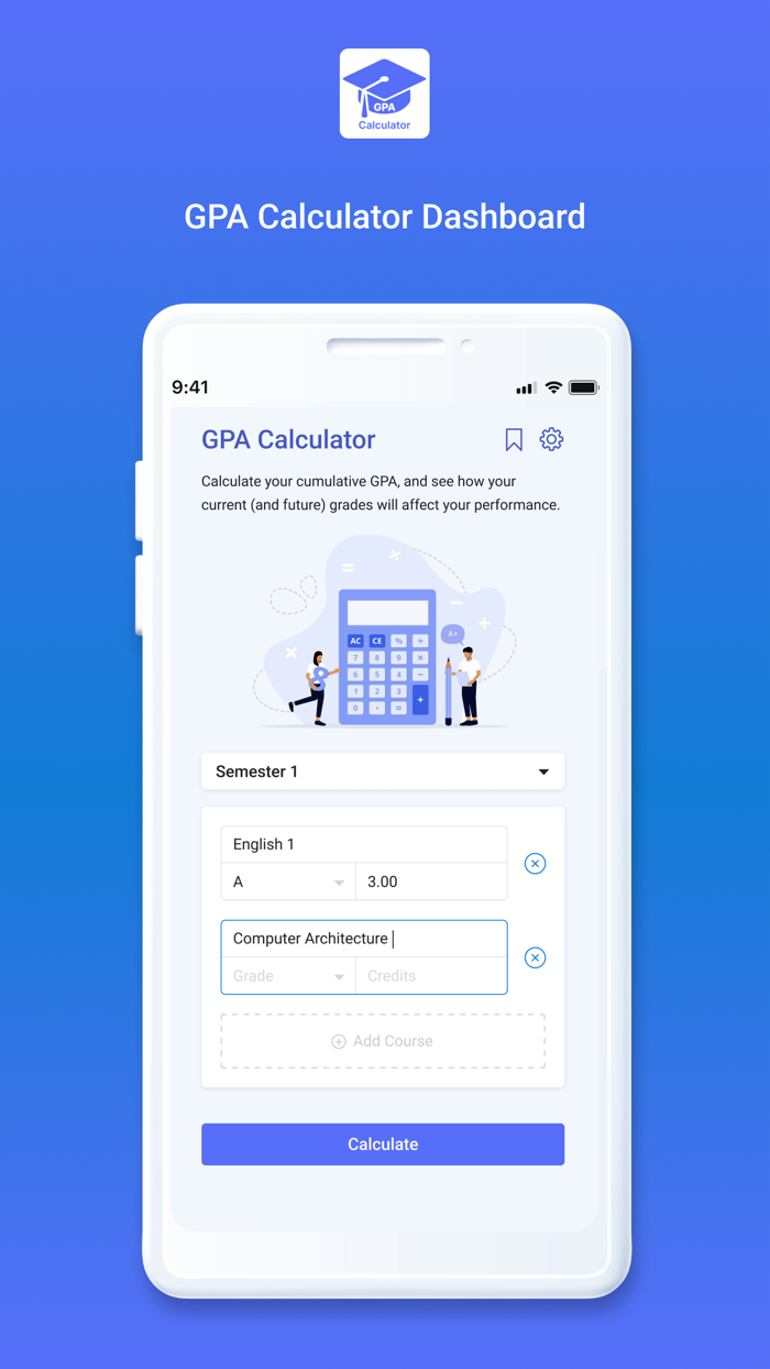 GPA Calculator-MyPerfectWords