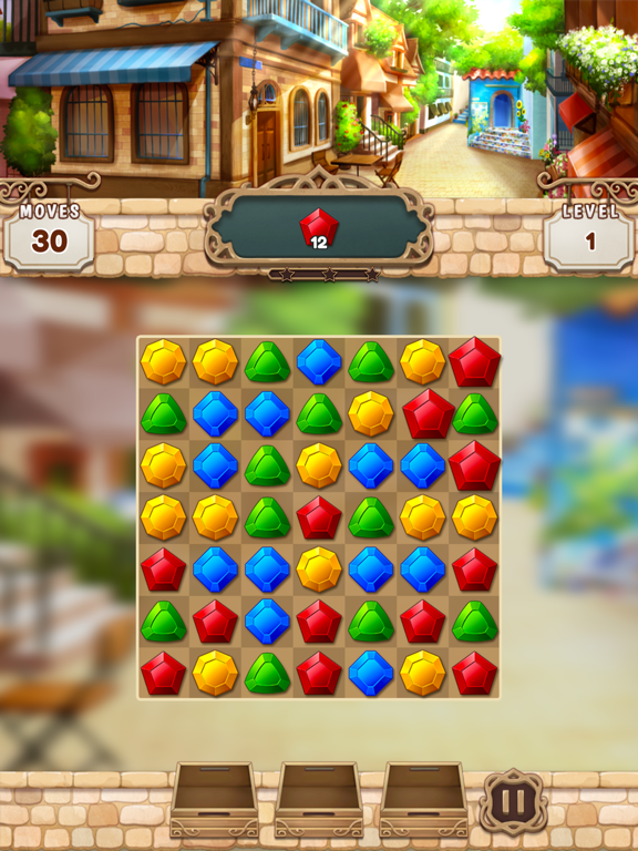 Cafe Terrace iPad screenshot 1 - Games app