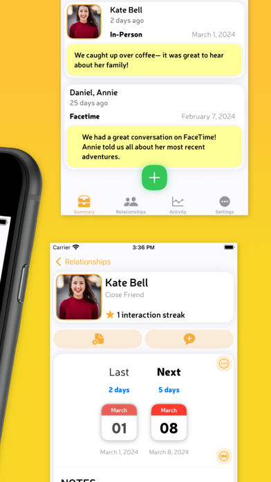 Linc - Friendship Tracker Screenshot