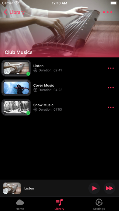 Cloud Music Drive Screenshot