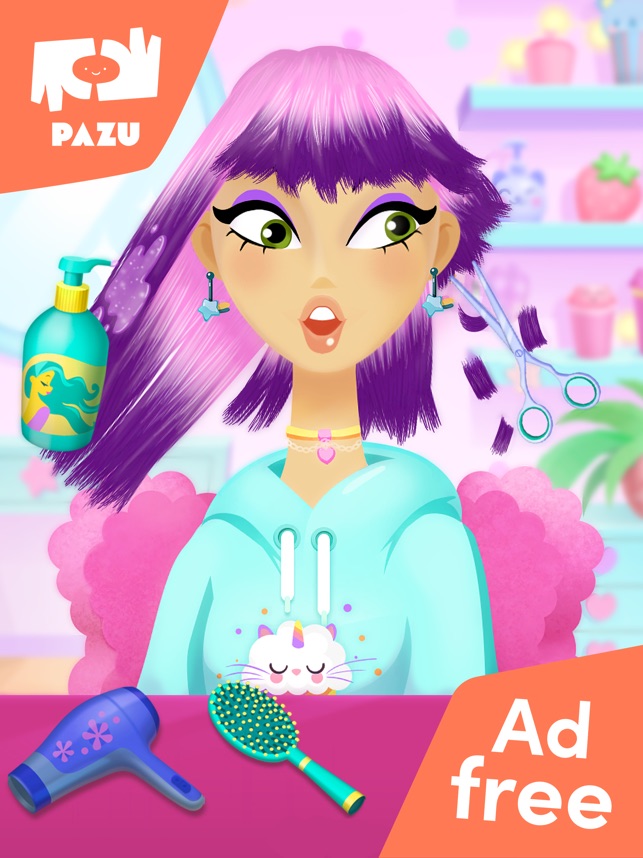 JOGO DE SALÃO DE BELEZA - GAME GIRL GAMES : HAIR SALON MAKEUP