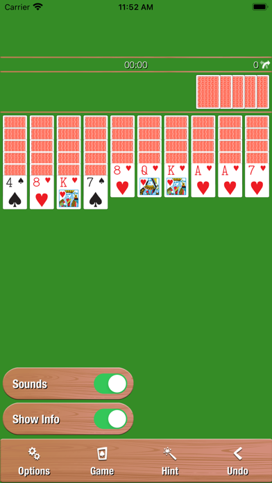 Simple Spider Solitaire Screenshot