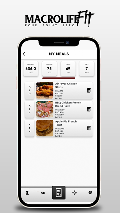 MacroLife Fit App Screenshot