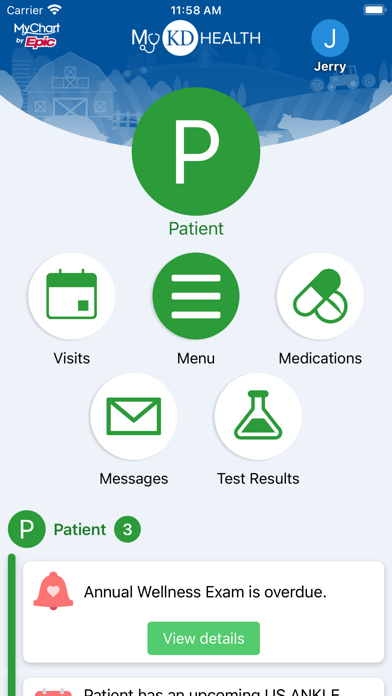 MyKD Health Screenshot