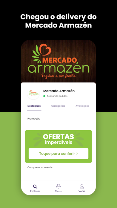 Mercado Armazén Screenshot