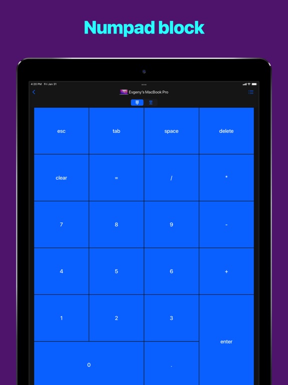 Screenshot #1 for Remote KeyPad and NumPad Pro