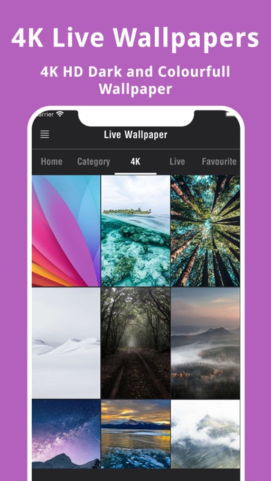 HD 4K Live Wallpapers Screenshot