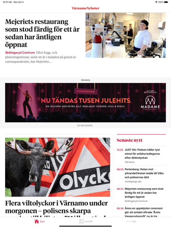 Screenshot #4 pour Värnamo Nyheters Nyhetsapp