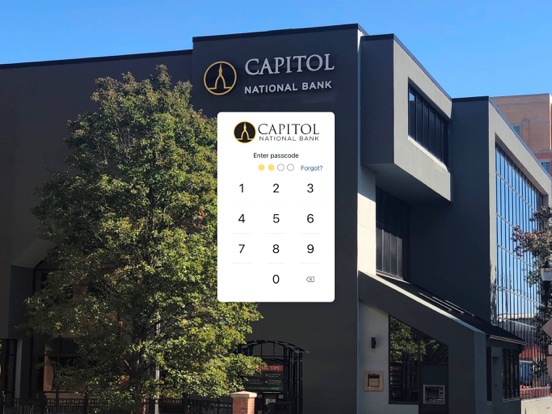 Capitol National Bank iPad screenshot 2 - Finance app