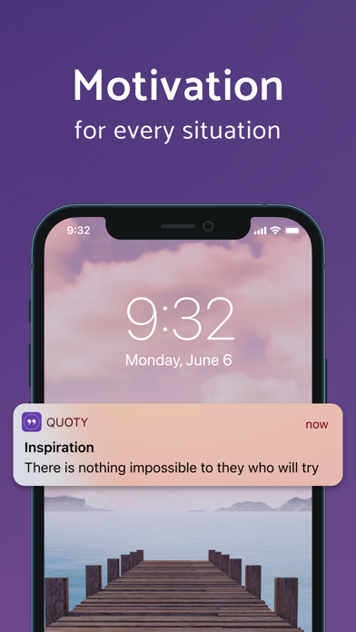 Quoty: motivation daily quotes Screenshot