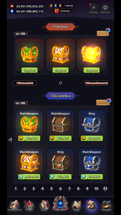 Heros And Treasures Screenshot