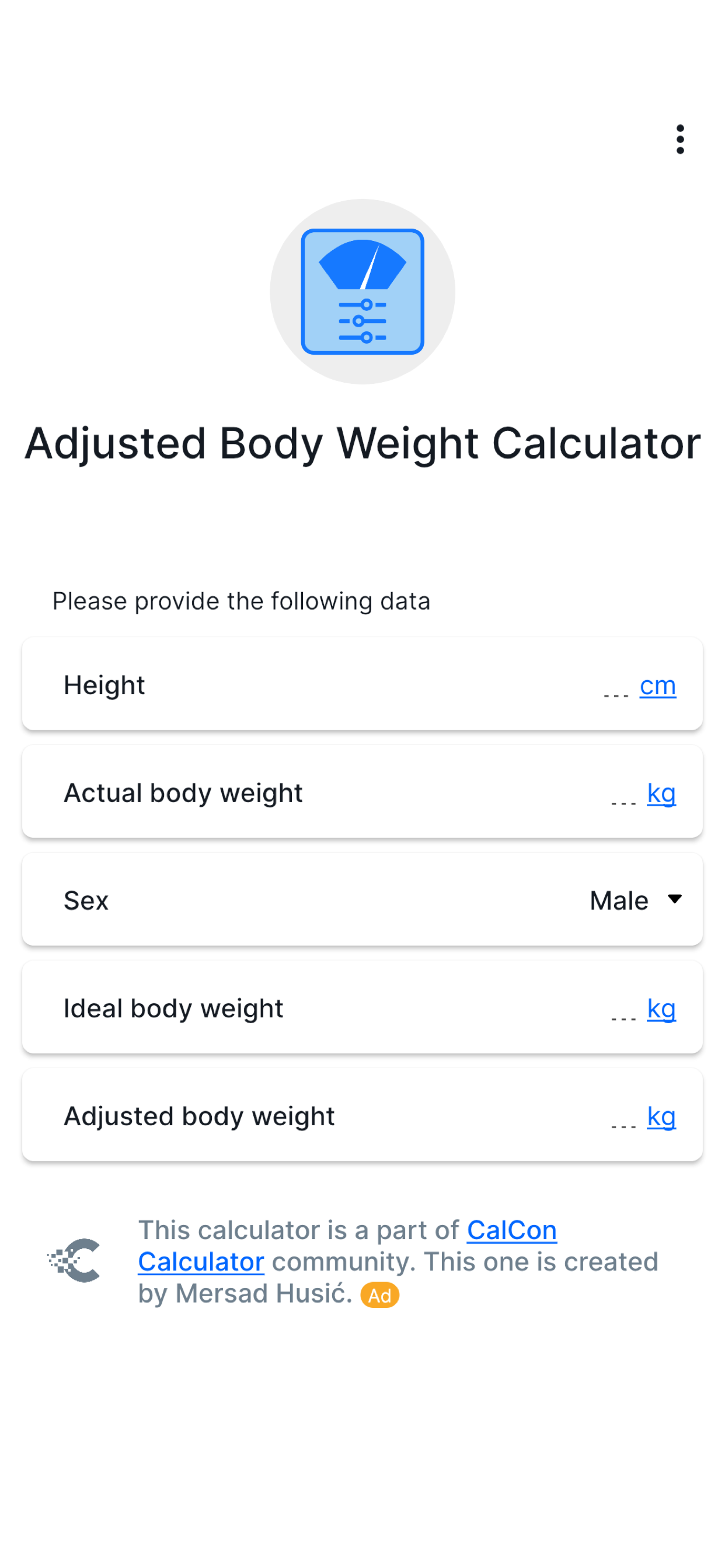 Adjusted Body Weight