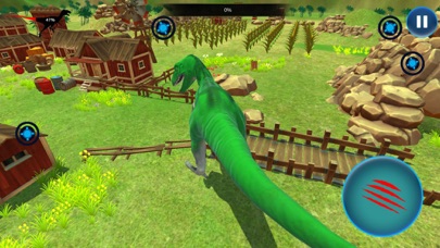 City Destruction Dinosaur Game Screenshot