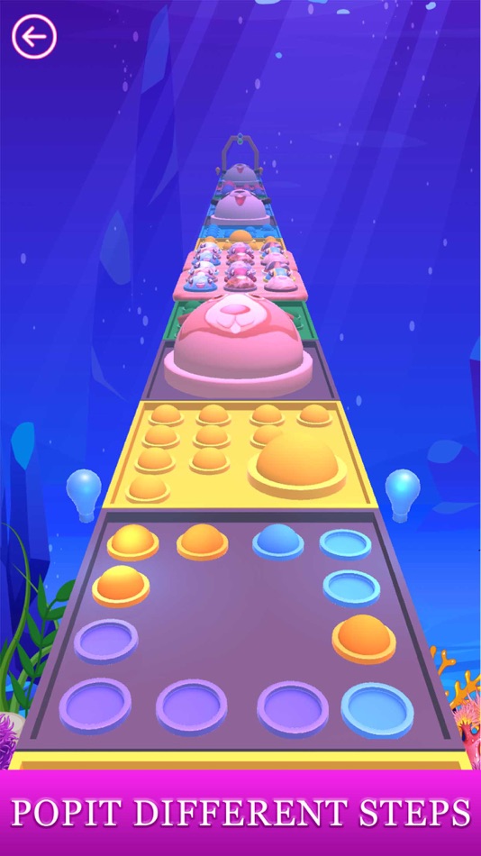 #3. Pop It Step Runner Finger Race (iOS) By: KUNHAR GAMES LTD