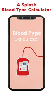 blood group type calculator iphone screenshot 1