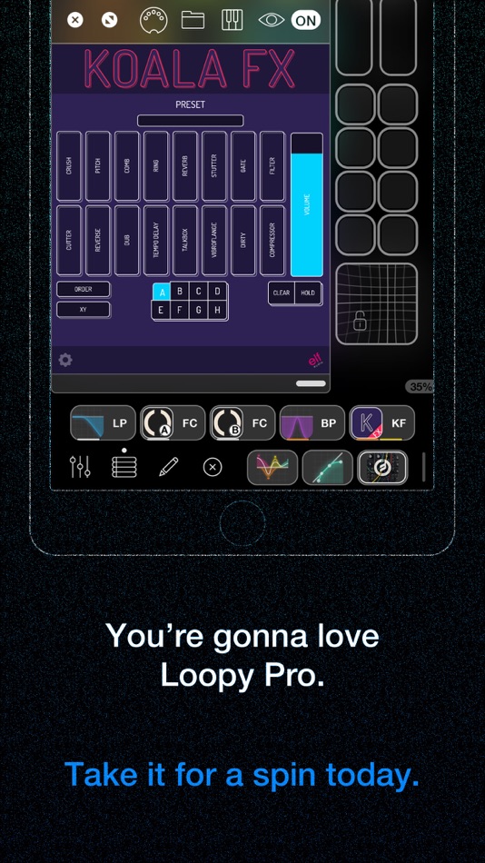 #6. Loopy Pro: Looper DAW Sampler (iOS) 由: A Tasty Pixel