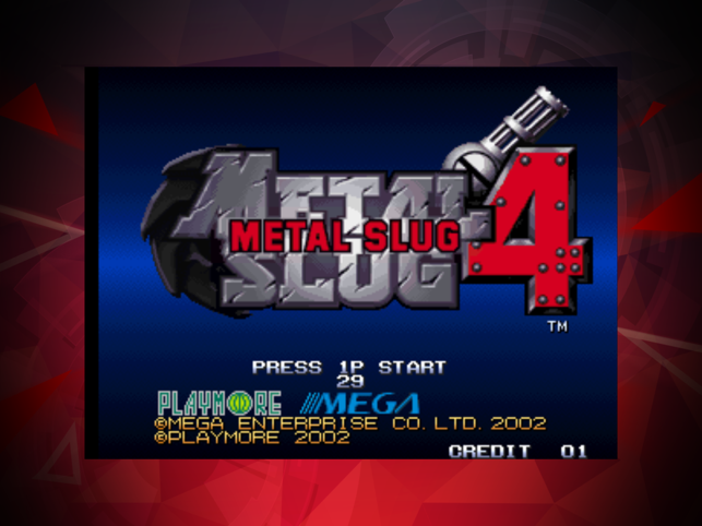 METAL SLUG 4 ACA NEOGEO Captura de pantalla