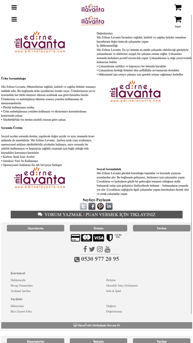 Edirne Lavanta Doğal Ürünler Screenshot