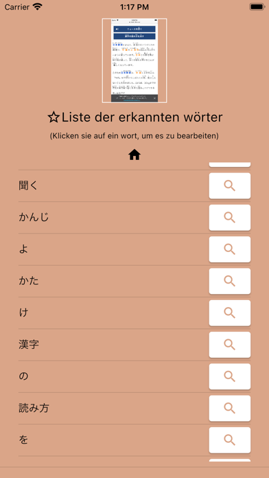 KI Japanisches Wörterbuch Screenshot