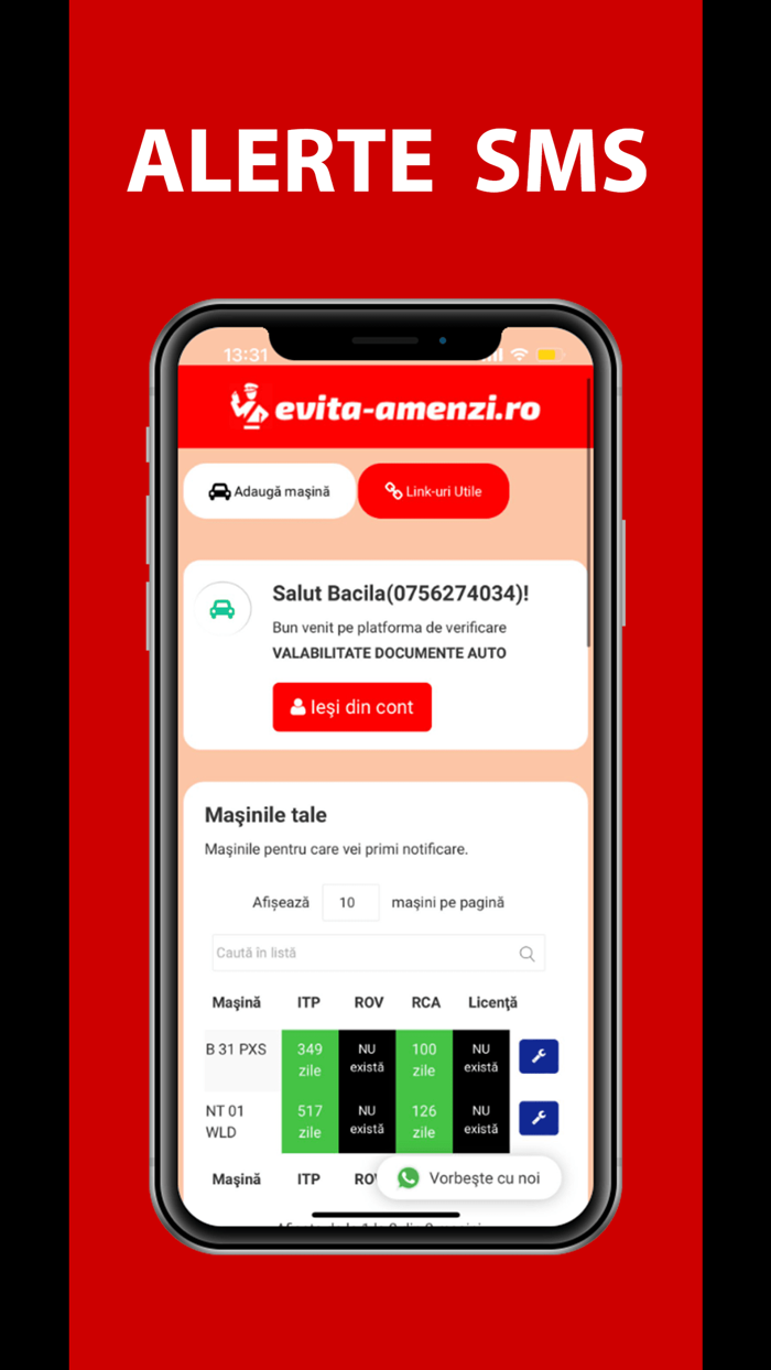 Evita Amenzi - ITP RCA ROV