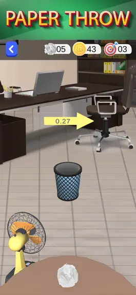 Game screenshot Paper Throw 2d apk