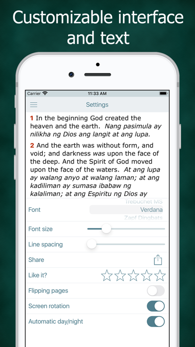 Tagalog English Bible - Biblia Screenshot 4 - AppWisp.com Tagalog English Bible - Biblia Screenshot 4 - AppWisp.com
