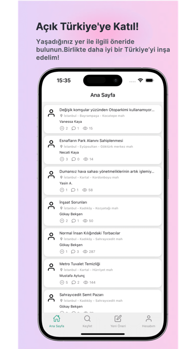 Screenshot #1 pour Açık Türkiye
