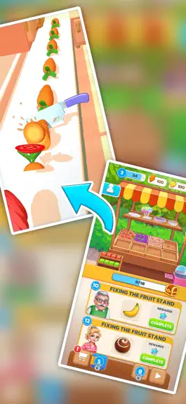 Game screenshot Merge Market: Food Town hack