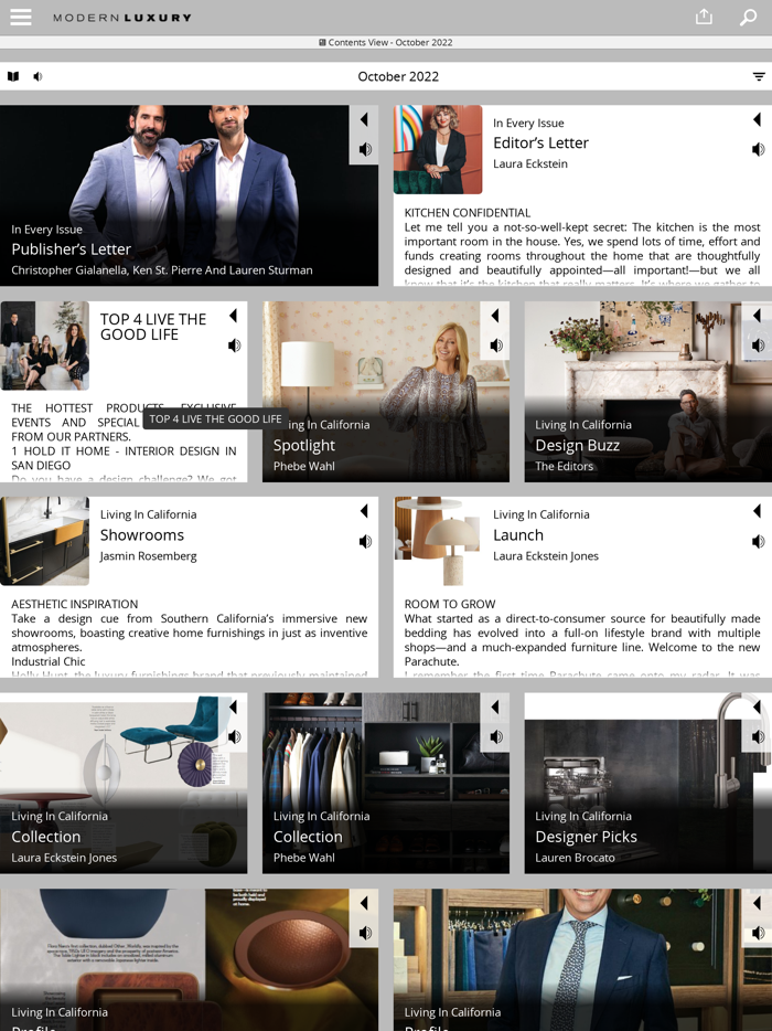 Interiors California