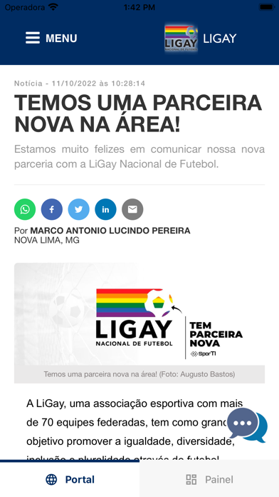 Ligay Nacional De Futebol Screenshot