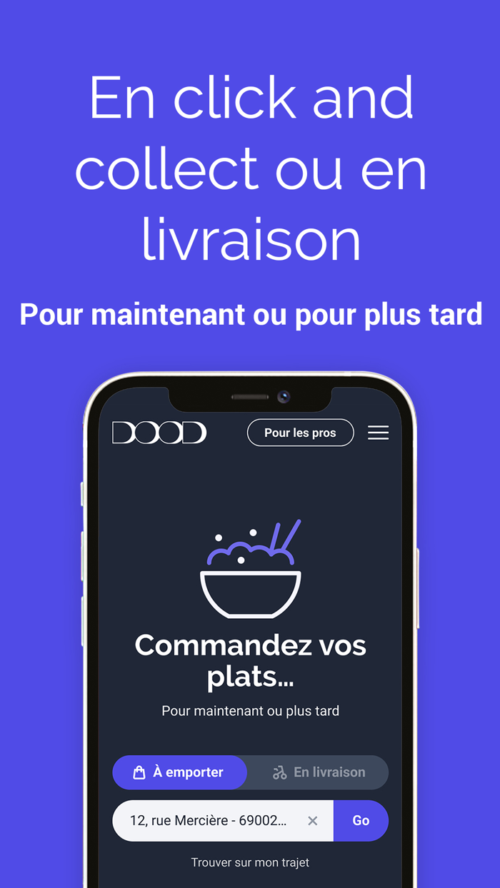 DOOD, food à emporter  livrée