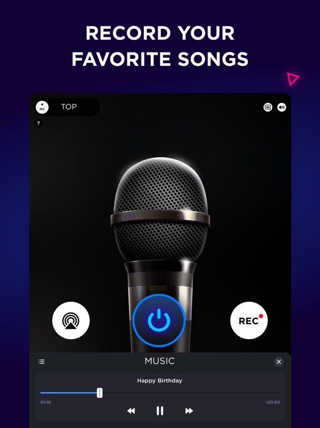 Pro Microphone pour chanter dans l'App Store