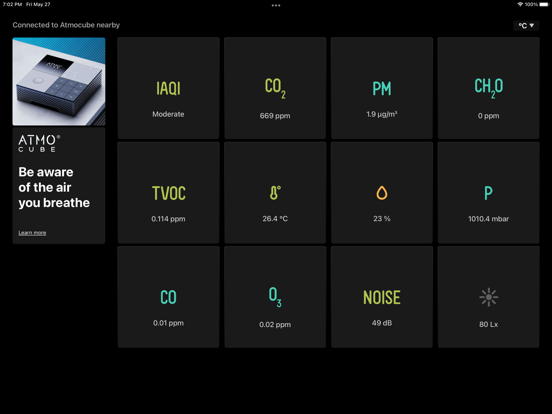 Screenshot #4 pour Atmocube: Indoor Air Quality