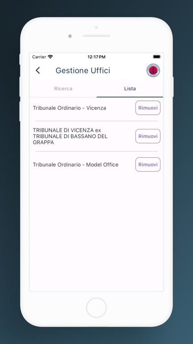 Ordine Avvocati Vicenza Screenshot