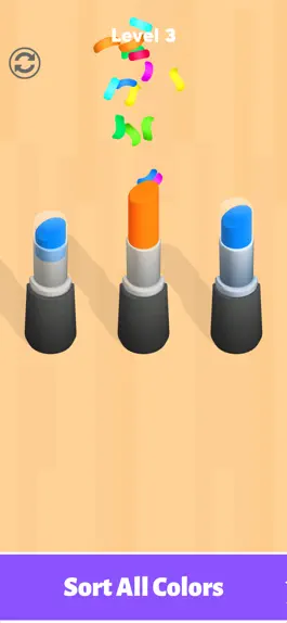 Game screenshot Lipstick Sort apk