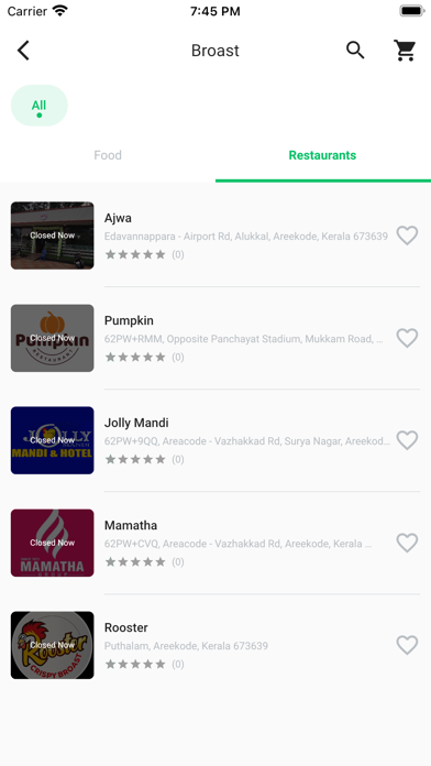 FoodZie: Food Delivery App Screenshot