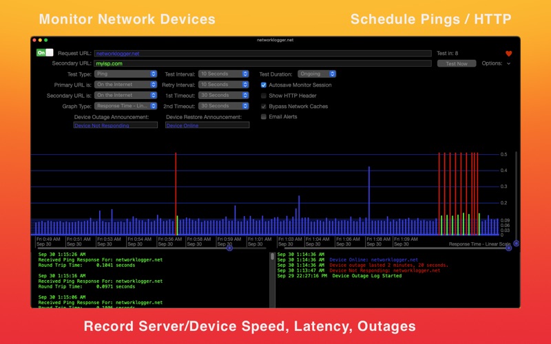 Screenshot #2 for Network Logger Pro