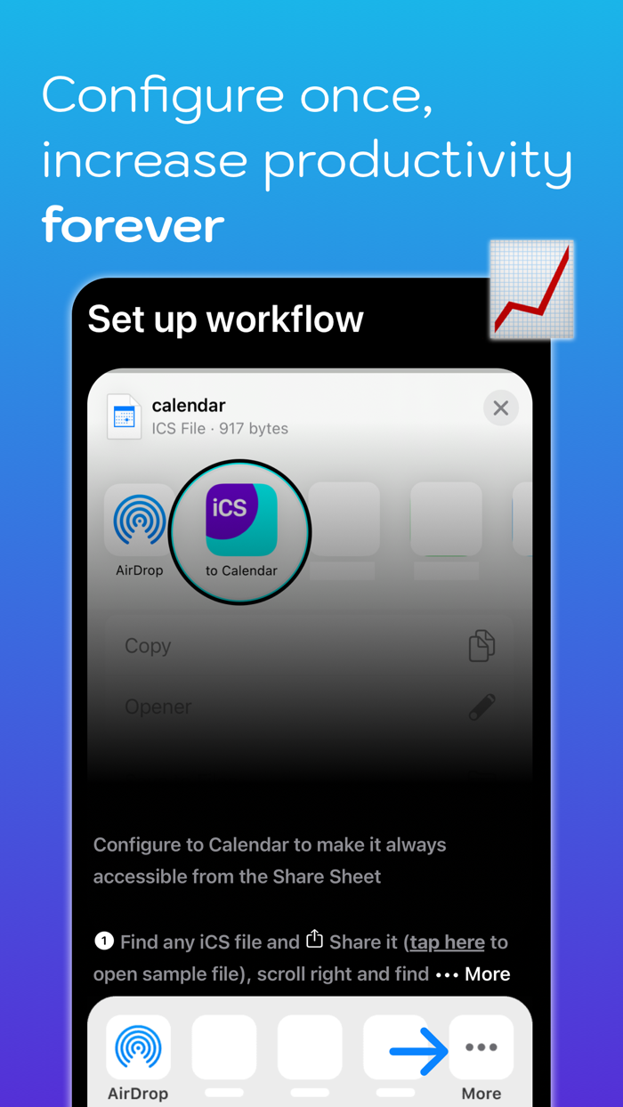 to Calendar import ics files⋆