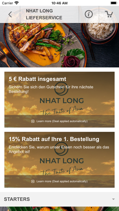 Nhatlong-Lieferservice Screenshot