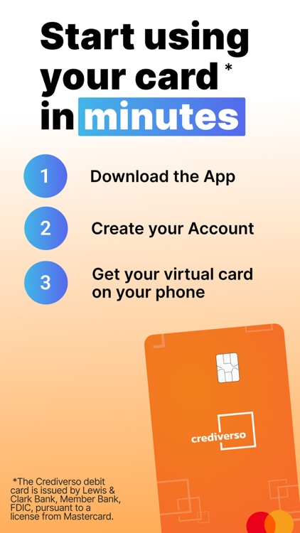 Crediverso: Mobile Banking App