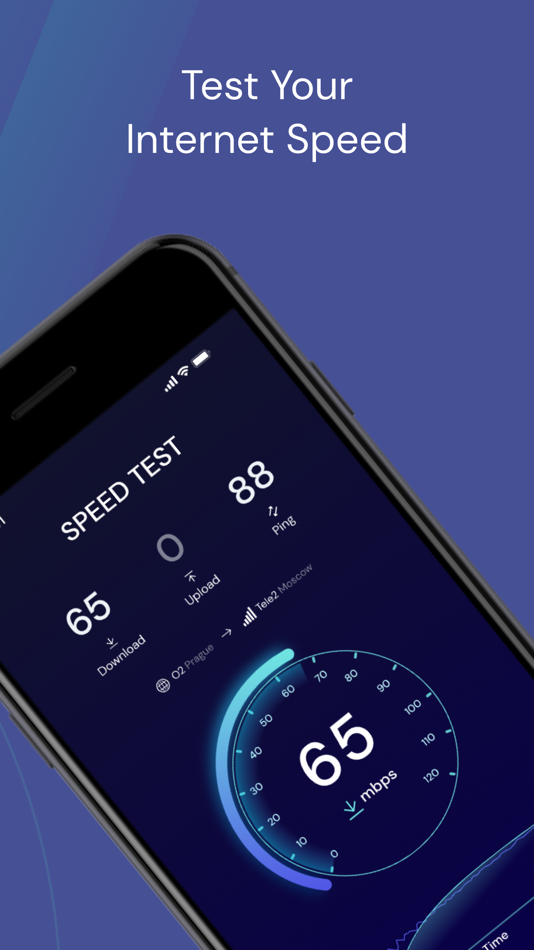 #2. Speed Test for Internet (iOS) โดย: Whistle Studios LLC