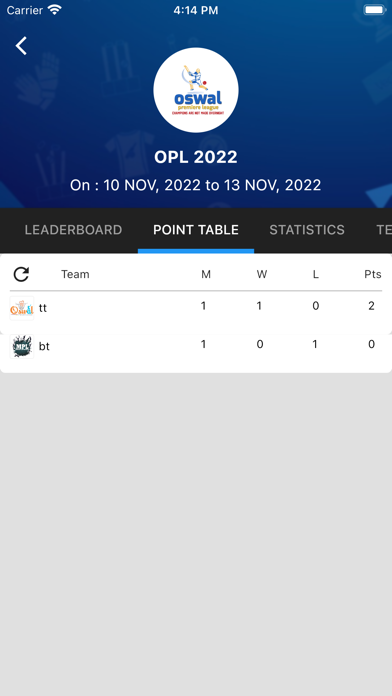 OSWAL PREMIER LEAGUE Screenshot
