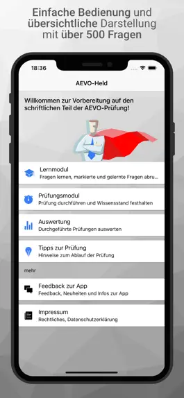 Game screenshot AEVO-Held Prüfungsvorbereitung mod apk