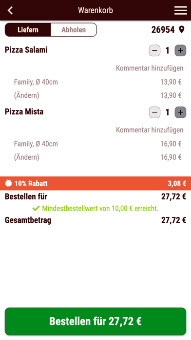 Restaurant Josan Screenshot