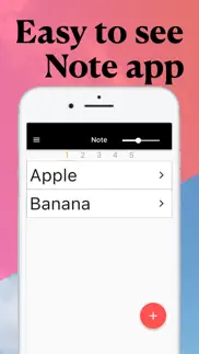 senior note- big font note app iphone screenshot 4