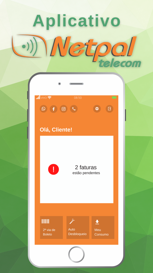 #1. NETPAL TELECOM (iOS) Podle: HubSoft
