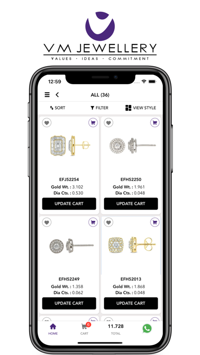 V M JEWELLERY Screenshot