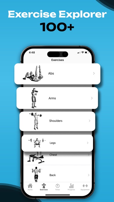 PHAT Workout Plan & Trackerのおすすめ画像4